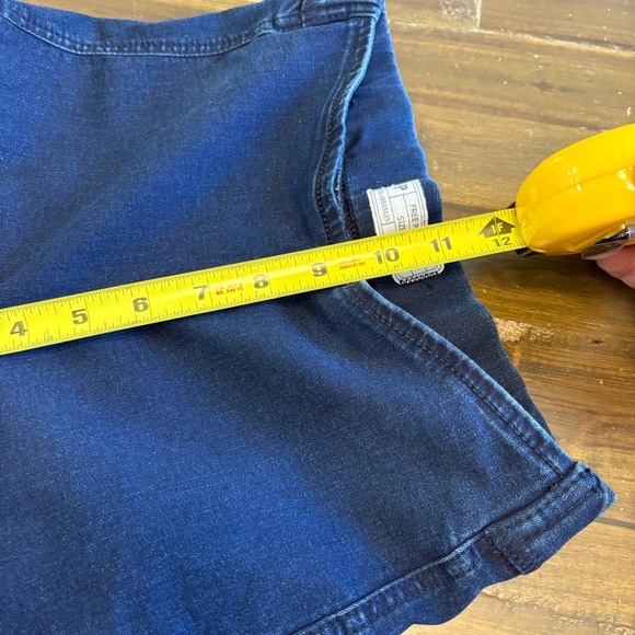 Free People Pull On Jeans Jeggings Skinny Raw Hem Dark Blue 26 Stretch Comfy - Picture 6 of 8